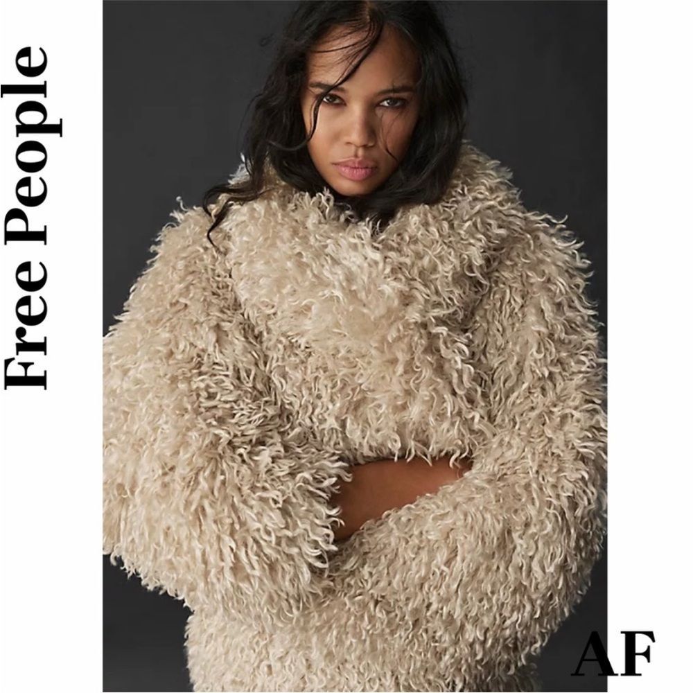 New Free People Stargazer Fur Jacket Size M